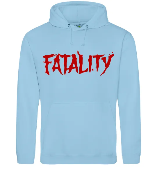 Мужская толстовка (худи) Fatality Голубой фото