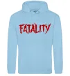 Мужская толстовка (худи) Fatality Голубой фото