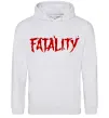 Женская толстовка (худи) Fatality Серый меланж фото