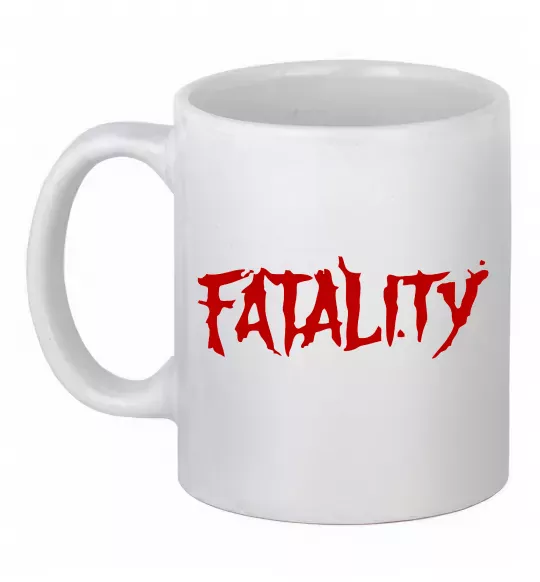 Чашка керамічна Fatality Білий фото