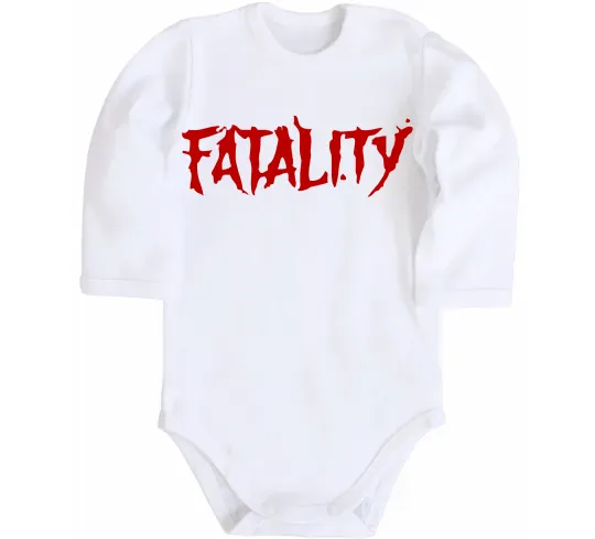 Детский боди Fatality Белый фото