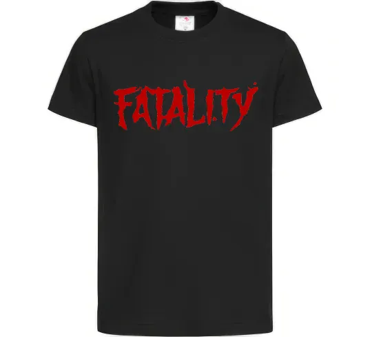 Детская футболка Fatality Черный фото