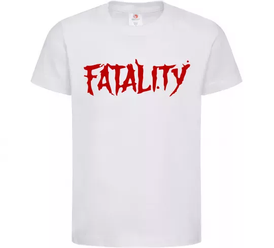 Детская футболка Fatality Белый фото