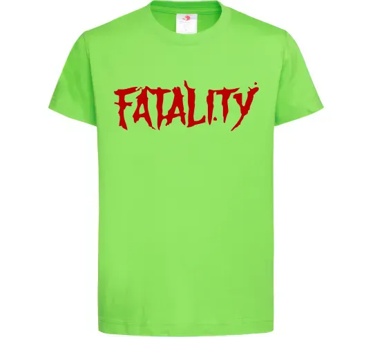 Детская футболка Fatality Лаймовый фото