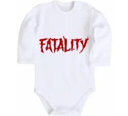Дитячий бодік Fatality Білий фото