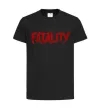 Детская футболка Fatality Черный фото