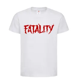 Дитяча футболка Fatality Білий фото