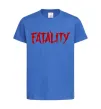 Детская футболка Fatality Ярко-синий фото