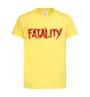 Детская футболка Fatality Лимонный фото