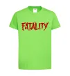 Детская футболка Fatality Лаймовый фото