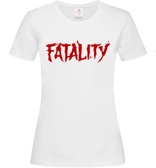 Женская футболка Fatality Белый фото