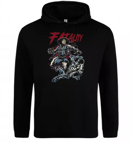 Мужская толстовка (худи) Fatality Raiden Черный фото