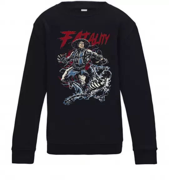 Детский Свитшот Fatality Raiden Черный фото