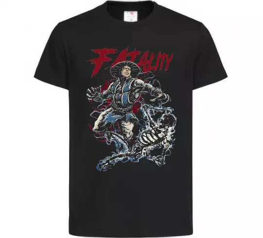Детская футболка Fatality Raiden Черный фото