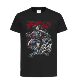Дитяча футболка Fatality Raiden Чорний фото