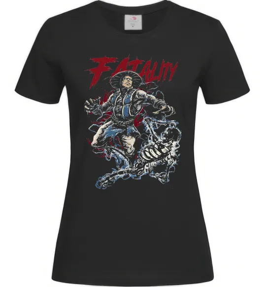 Женская футболка Fatality Raiden Черный фото