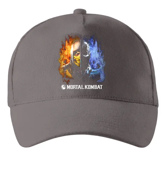 Кепка Scorpion and Sub-zero Mortal Kombat Серый фото