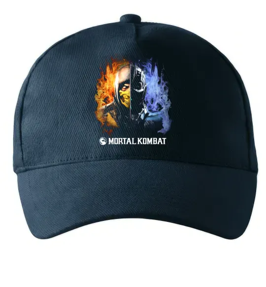 Кепка Scorpion and Sub-zero Mortal Kombat Темно-синій фото