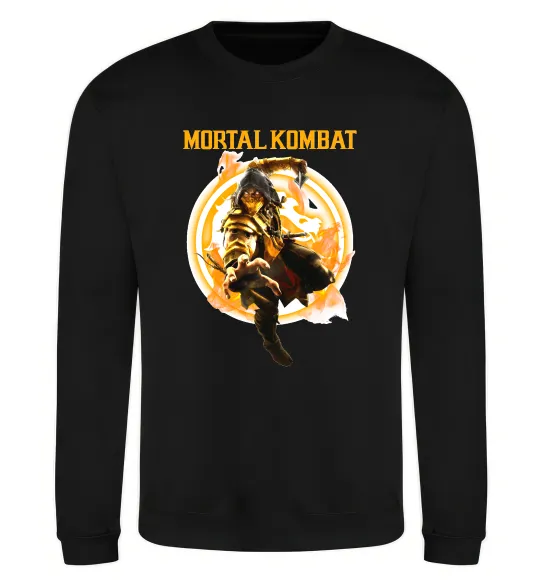 Свитшот Scorpion Mortal Kombat Черный фото
