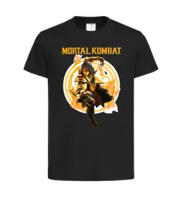Детская футболка Scorpion Mortal Kombat Черный фото