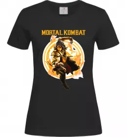 Женская футболка Scorpion Mortal Kombat Черный фото