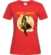 Жіноча футболка Scorpion Mortal Kombat Червоний фото