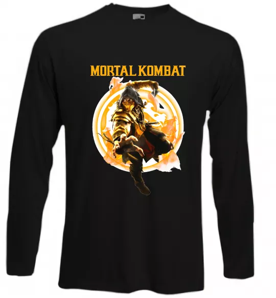 Лонгслів Scorpion Mortal Kombat Чорний фото