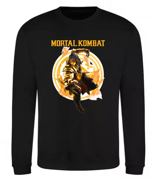 Світшот Scorpion Mortal Kombat Чорний фото