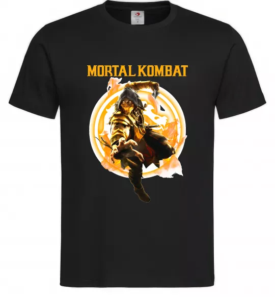 Мужская футболка Scorpion Mortal Kombat Черный фото