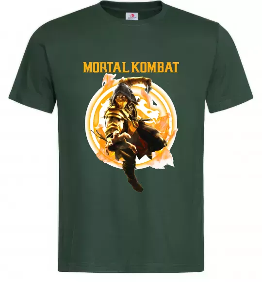 Мужская футболка Scorpion Mortal Kombat Темно-зеленый фото