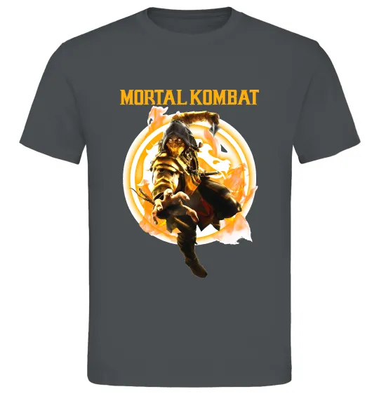 Мужская футболка Scorpion Mortal Kombat Графит фото