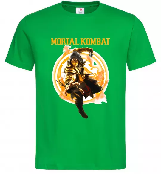 Мужская футболка Scorpion Mortal Kombat Зеленый фото