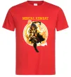 Мужская футболка Scorpion Mortal Kombat Красный фото