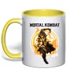 Чашка з кольоровою ручкою Scorpion Mortal Kombat Сонячно жовтий Чашка з кольоровою ручкою Scorpion Mortal Kombat Сонячно жовтий фото
