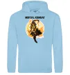 Чоловіча толстовка (худі) Scorpion Mortal Kombat Блакитний фото