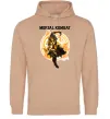 Женская толстовка (худи) Scorpion Mortal Kombat Песочный фото