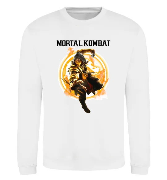 Свитшот Scorpion Mortal Kombat Белый фото