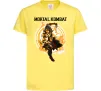 Детская футболка Scorpion Mortal Kombat Лимонный фото