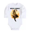 Детский боди Scorpion Mortal Kombat Белый фото