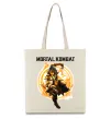 Эко-сумка Scorpion Mortal Kombat Бежевый фото
