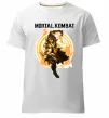 Мужская премиум футболка Scorpion Mortal Kombat Белый фото