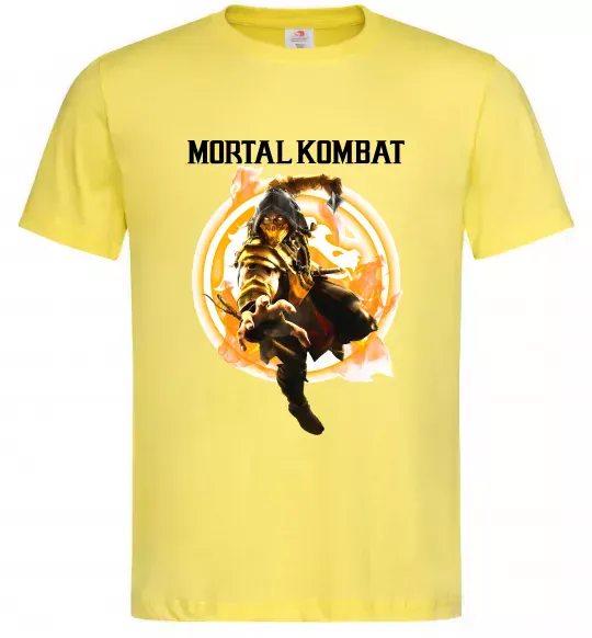 Мужская футболка Scorpion Mortal Kombat Лимонный фото