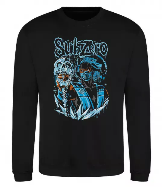 Світшот Sub-zero Mortal Kombat Чорний фото