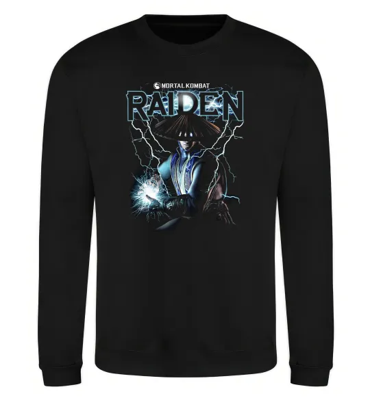 Свитшот Raiden Mortal Kombat Черный фото