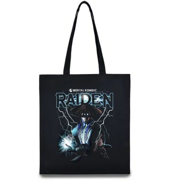 Еко-сумка Raiden Mortal Kombat Чорний фото