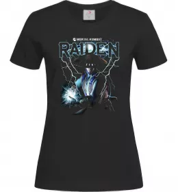 Женская футболка Raiden Mortal Kombat Черный фото