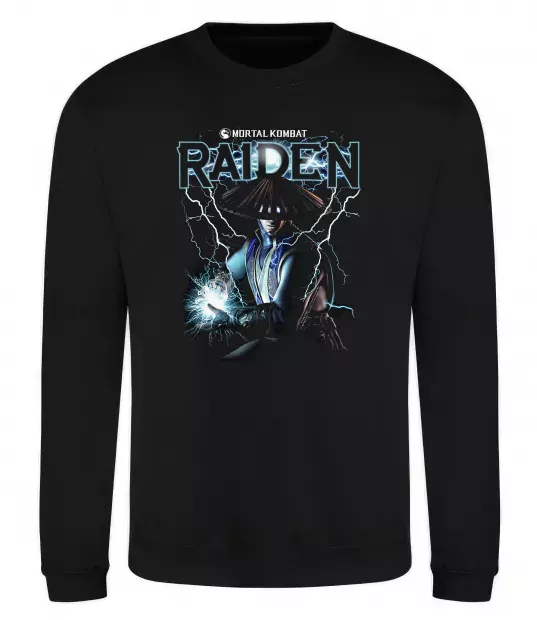 Свитшот Raiden Mortal Kombat Черный фото