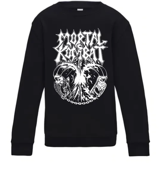 Детский Свитшот Mortal Kombat art Черный фото