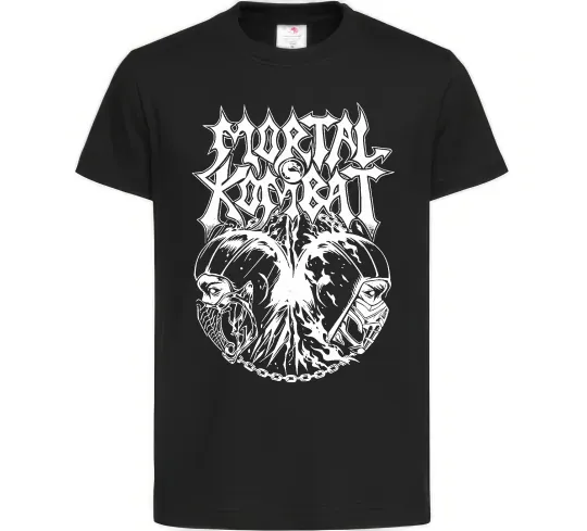Детская футболка Mortal Kombat art Черный фото