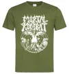Мужская футболка Mortal Kombat art Оливковый фото